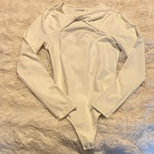 Abercrombie Long Sleeve Cutout Bodysuit